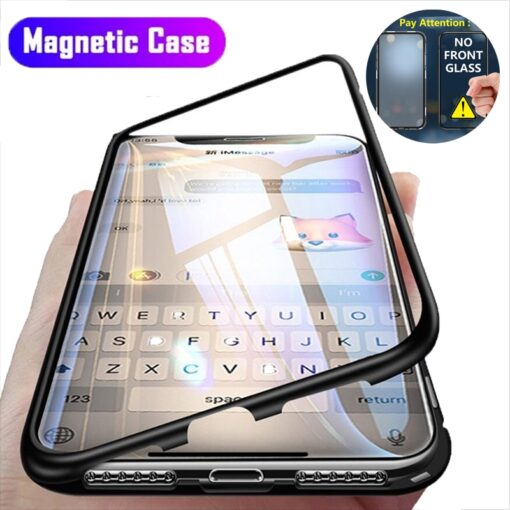 Magnetic Adsorption Metal Case For iPhone