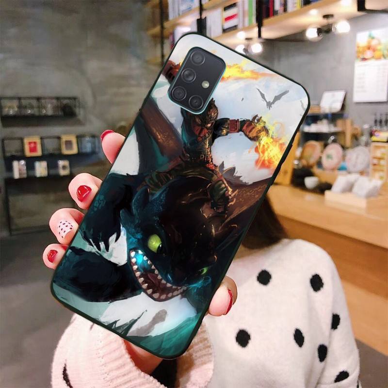 cute toothless Phone Case For Samsung Galaxy A21S A01 A11 A31 A81 A10 A20E A30 A40 A50 A70 A80 A71 A51