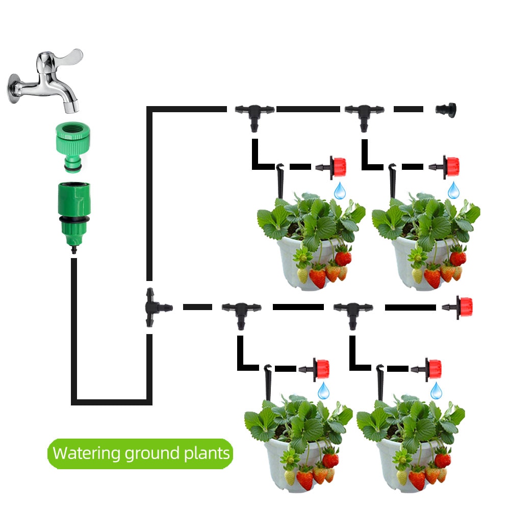 10-50M Automatic Micro Drip Irrigation System - Save Water